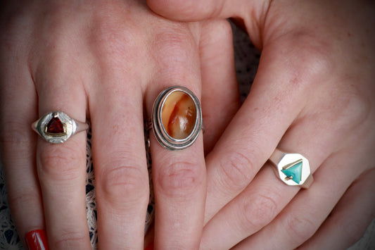 Turquoise Signet Ring