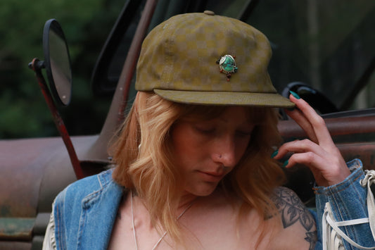 Cactus Tonel Checkerboard Hat