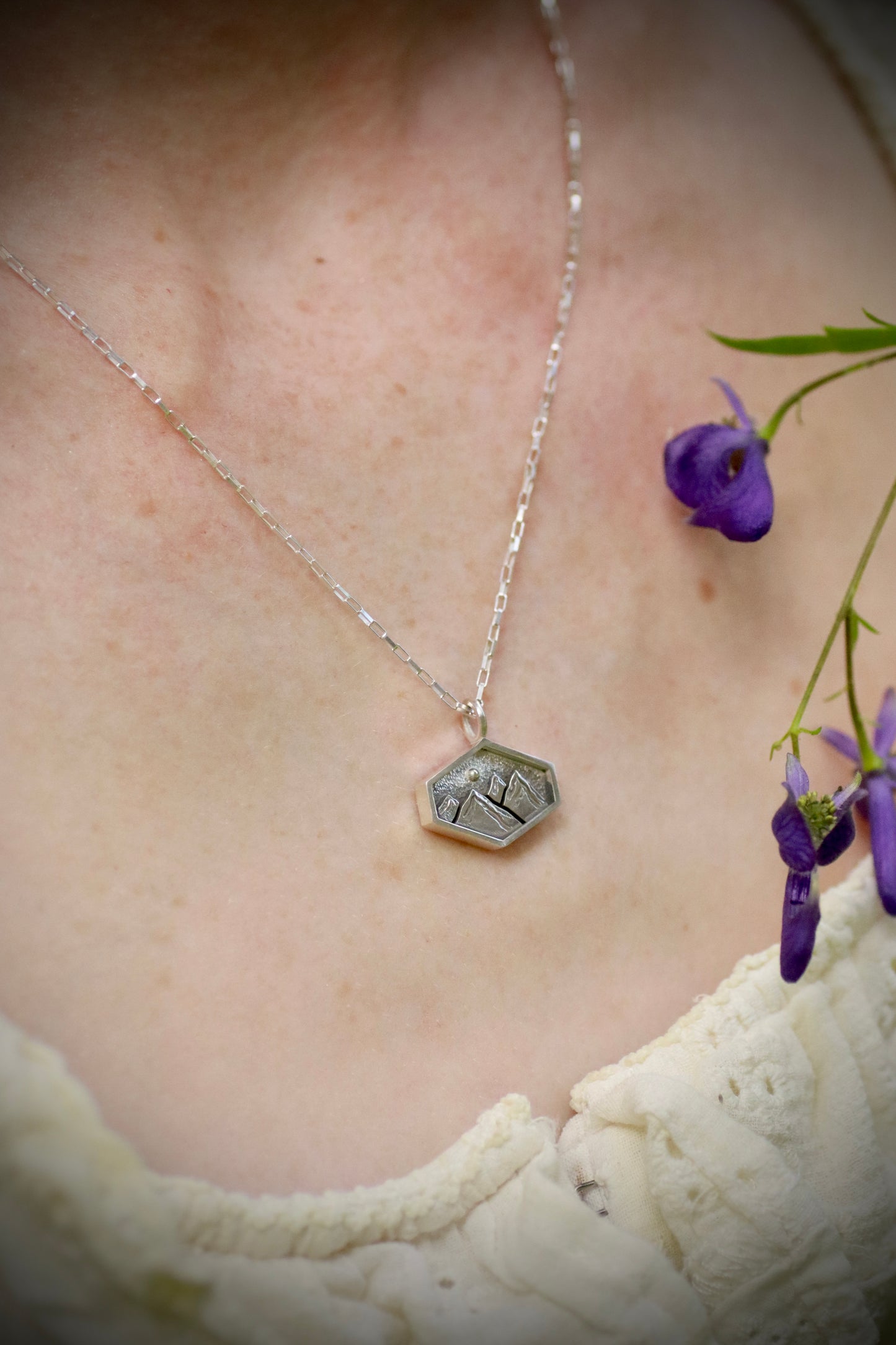 Hexagon Mountain Amulet