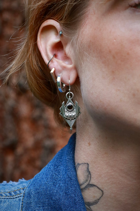 Smokey Deco Earrings