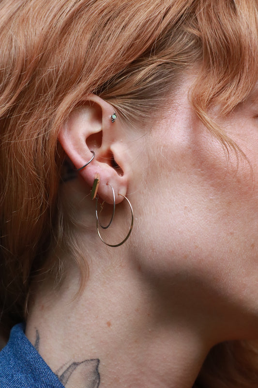 Air-y babe hoops- gold