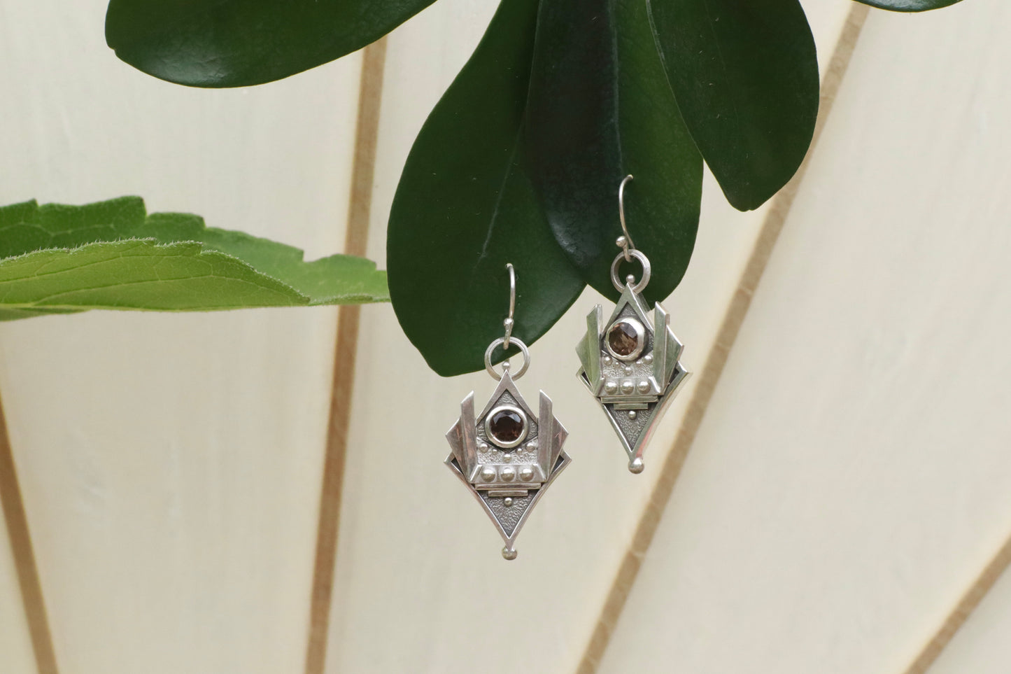 Smokey Deco Earrings
