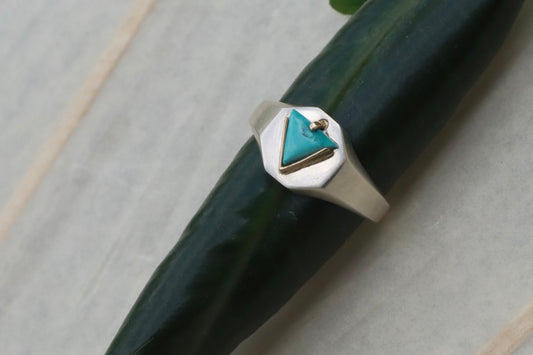 Turquoise Signet Ring