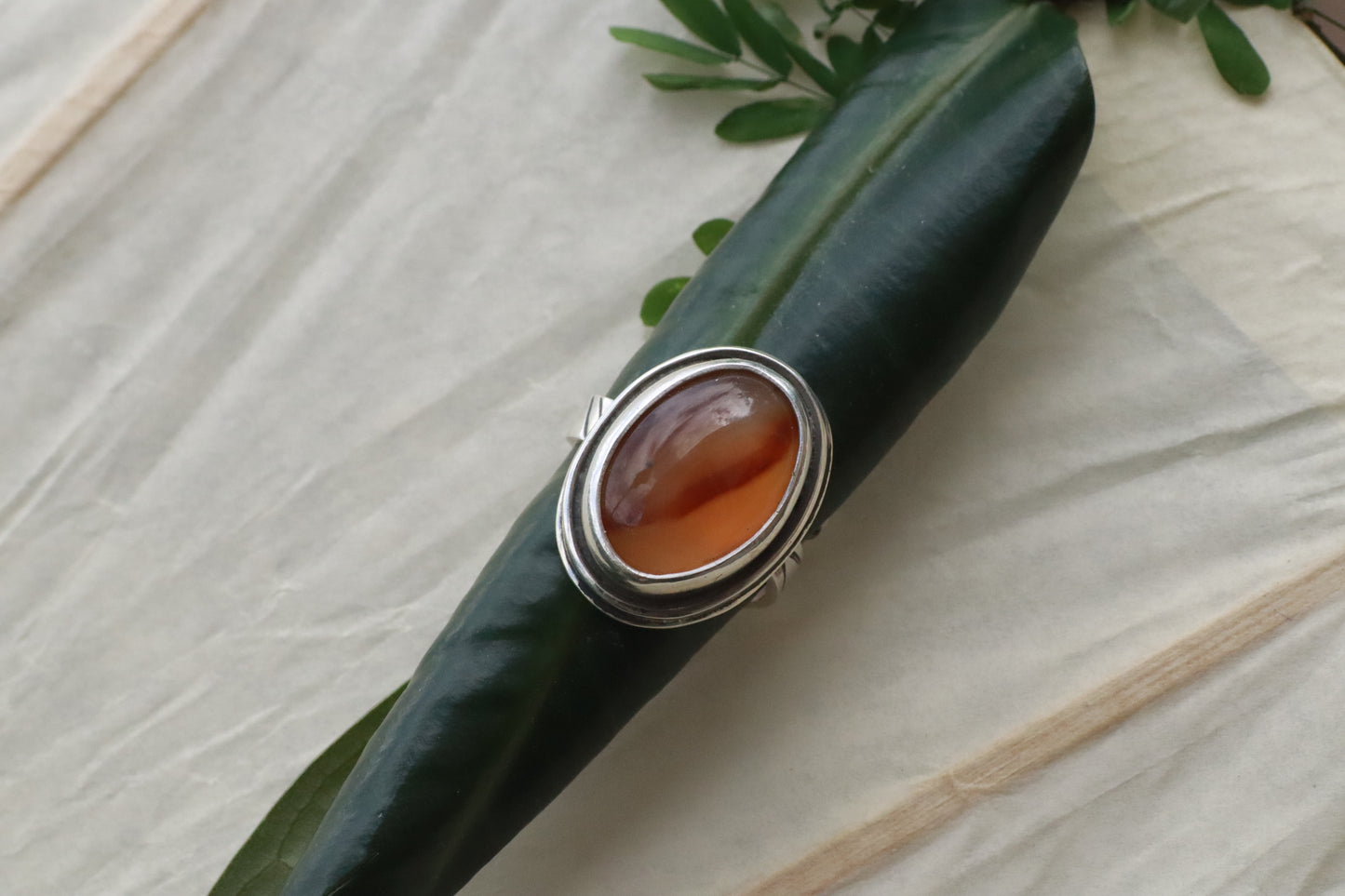 Montana Agate Ring + Bandana Slide