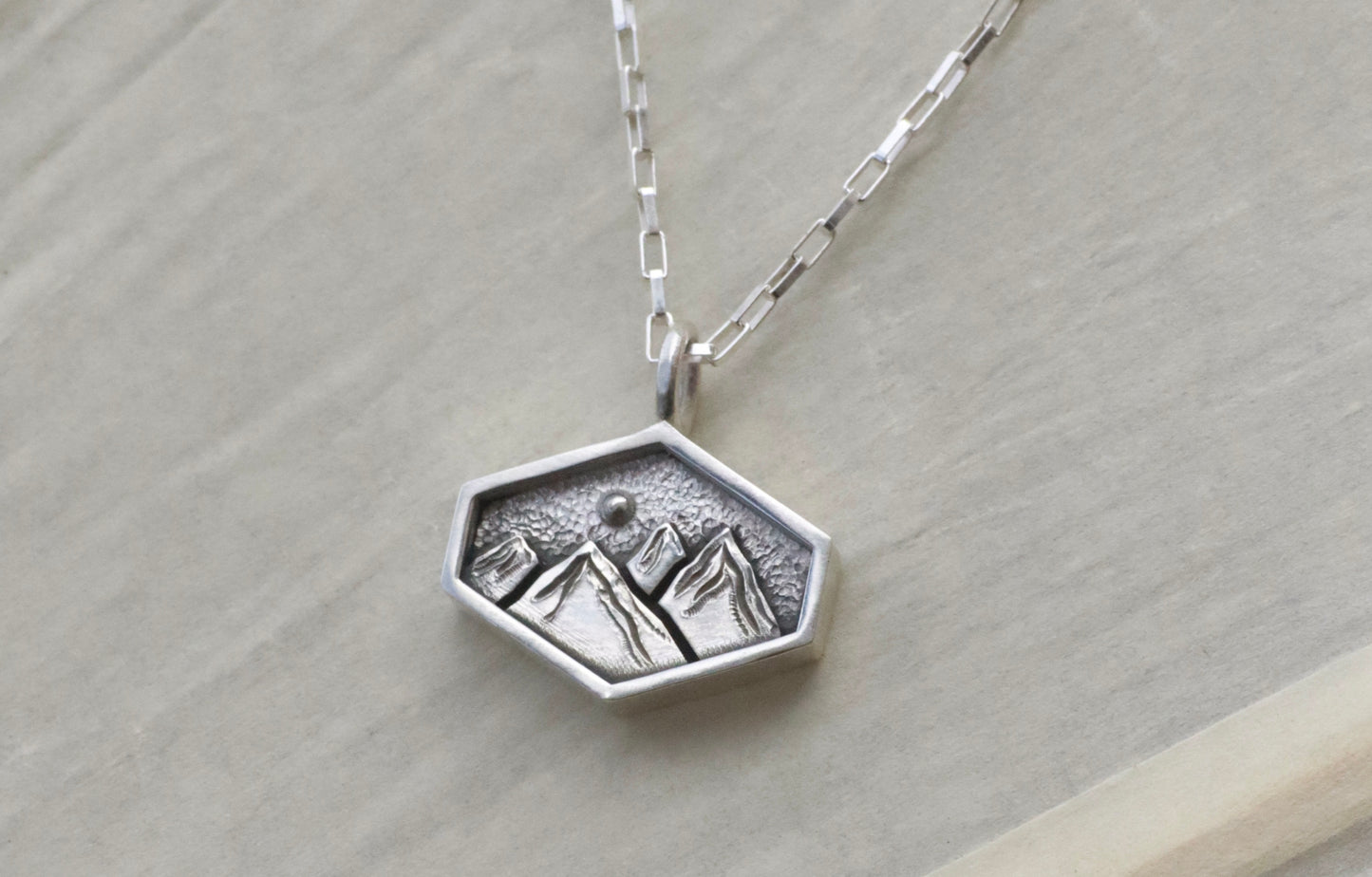 Hexagon Mountain Amulet