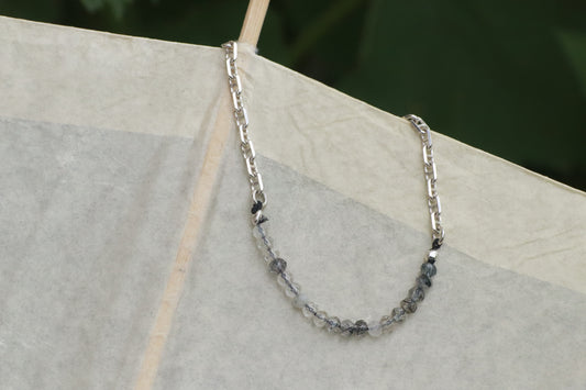 Faceted Rutile Quartz Bracelet