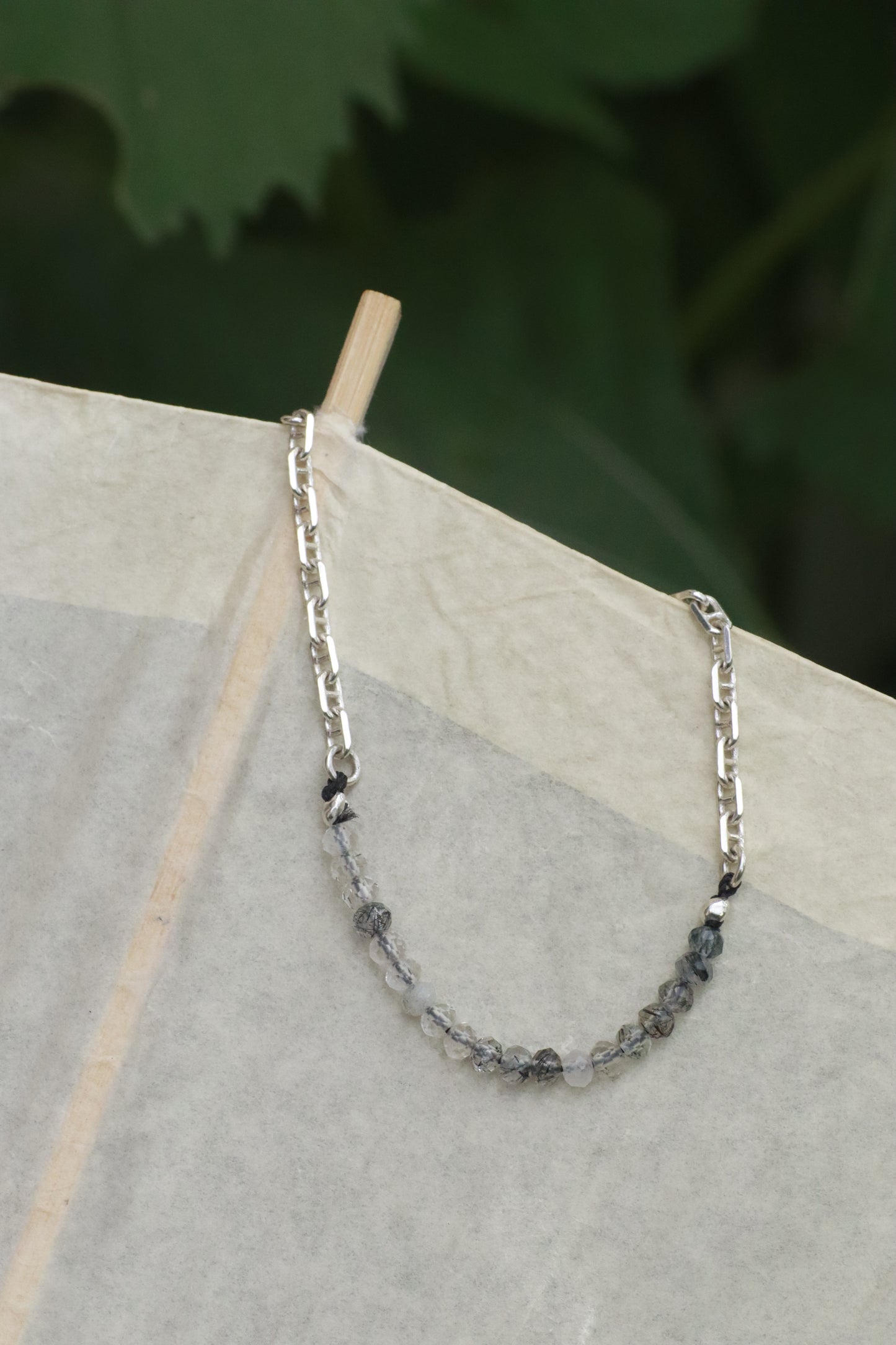Faceted Rutile Quartz Bracelet