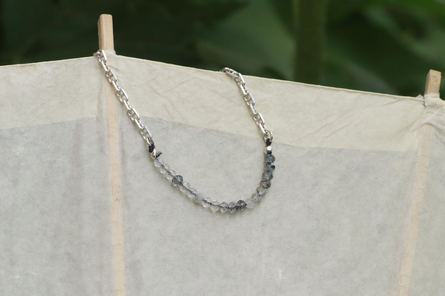 Faceted Rutile Quartz Bracelet