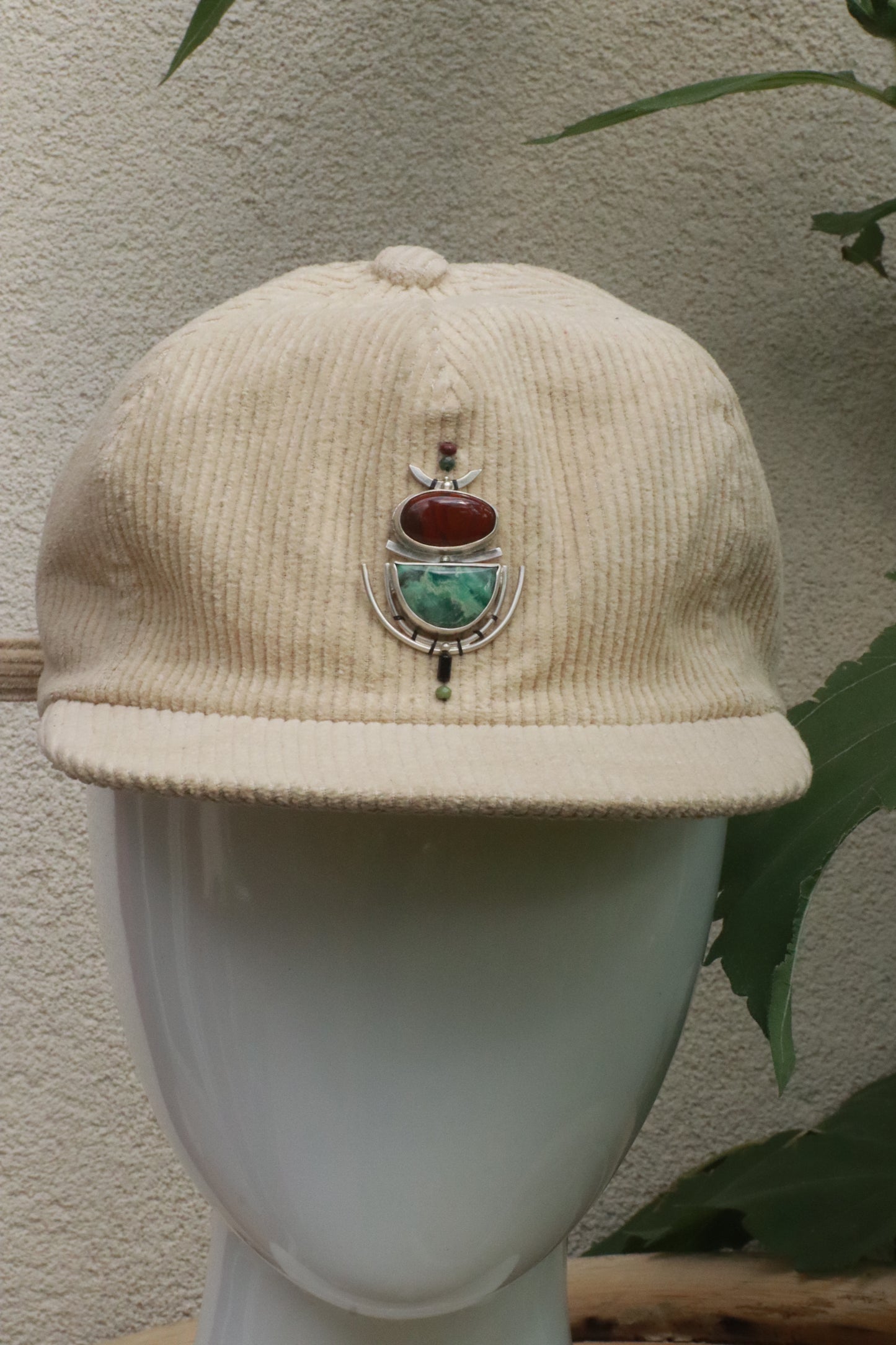 Cream Corduroy Hat