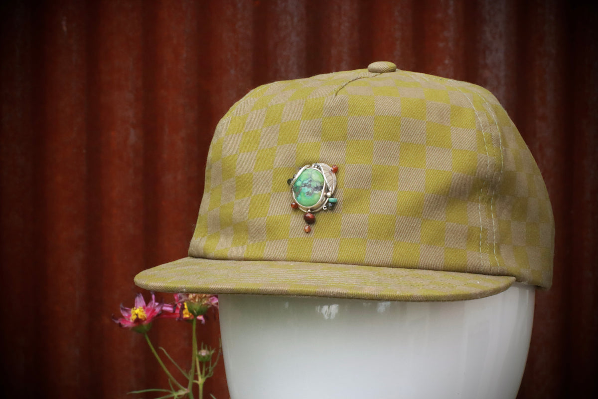Cactus Tonel Checkerboard Hat