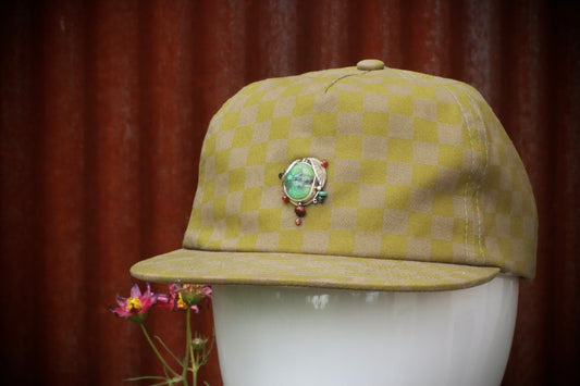 Cactus Tonel Checkerboard Hat