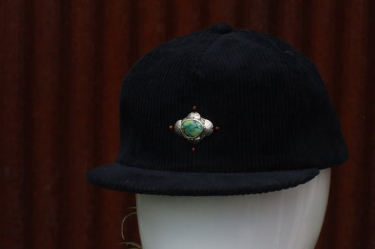 Black Corduroy Hat