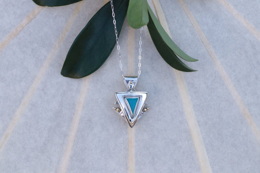 Peruvian Opal Mandala Amulet